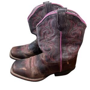 Dan Post Kids' Majesty Leather Western Boots size 3